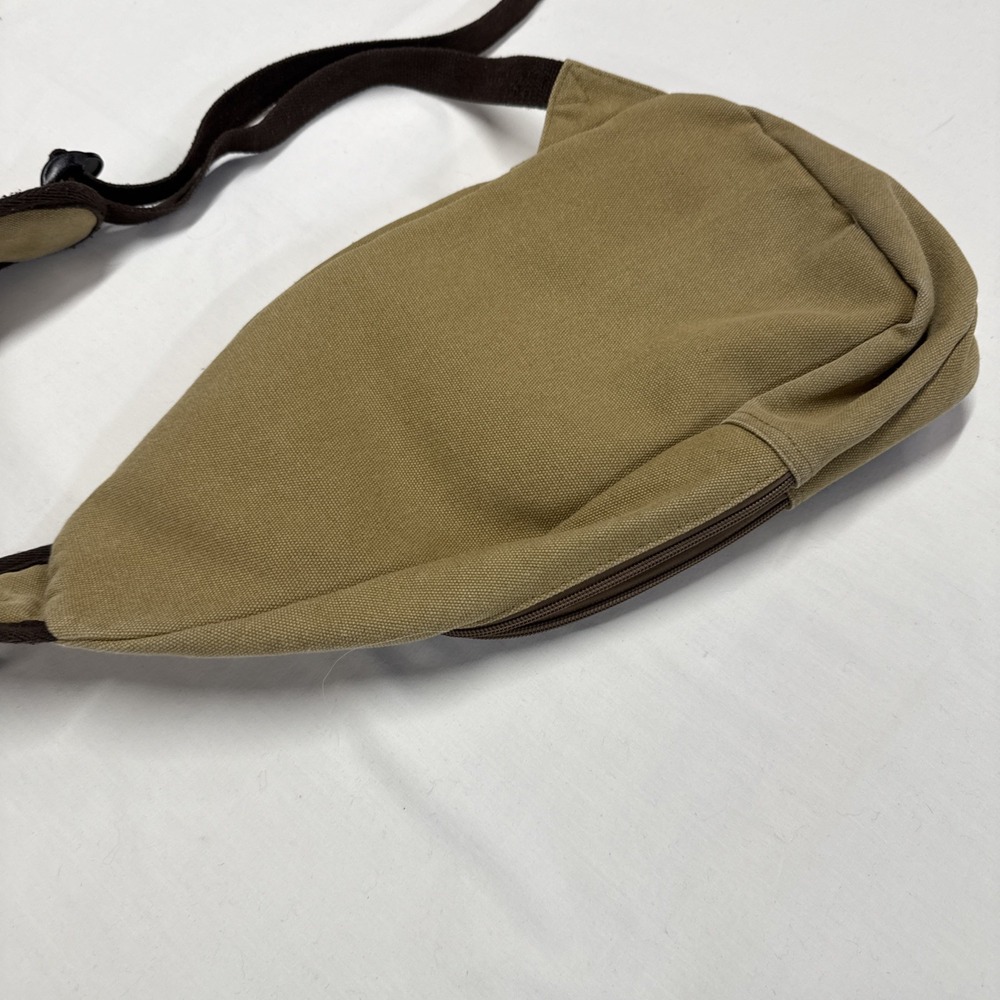 Maze Exclusive Tan Canvas Crossbody Handbag Small - Picture 2 of 6